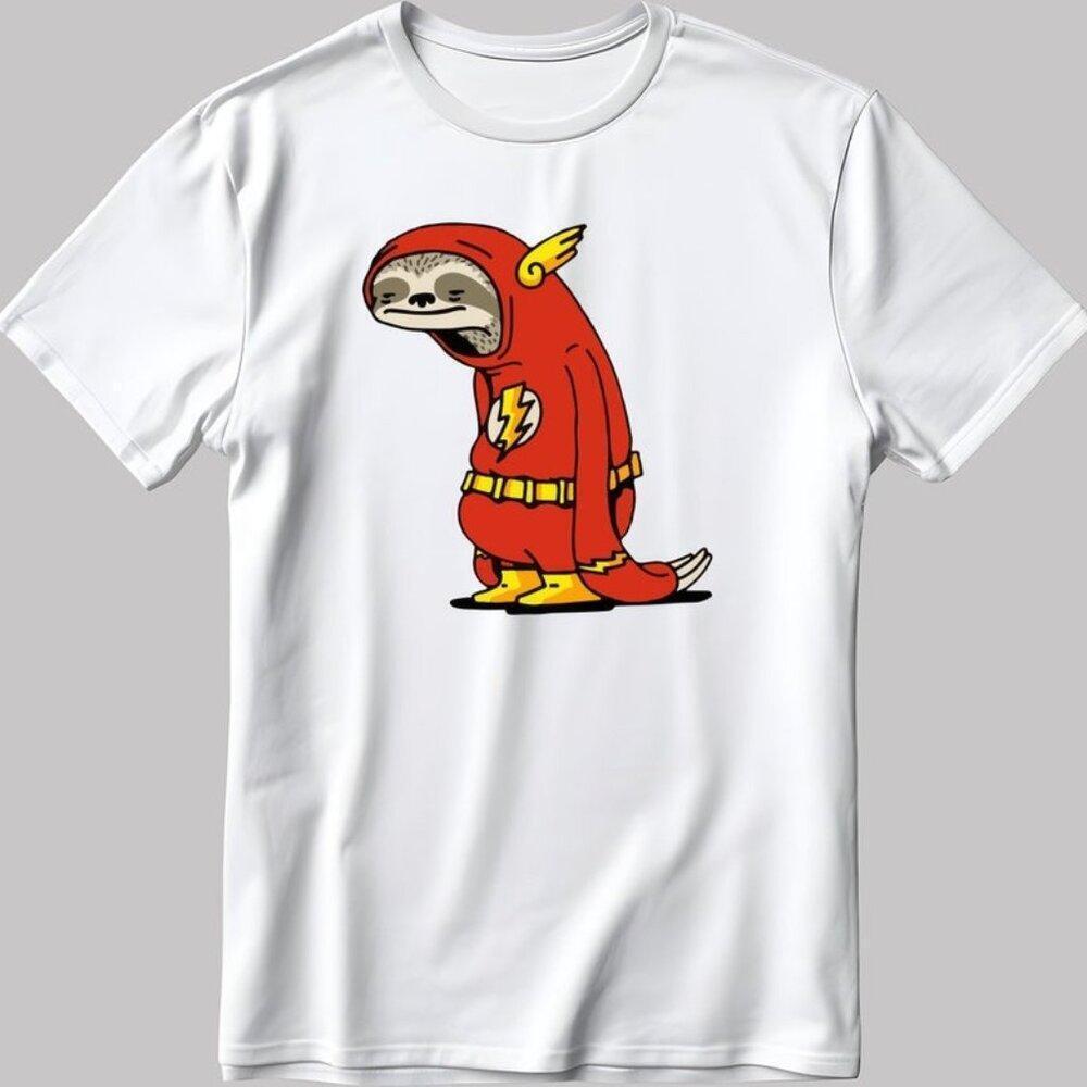 Lazy Speed Cosplay Funny Humor Casual Graphic Meme Character T-Shirt